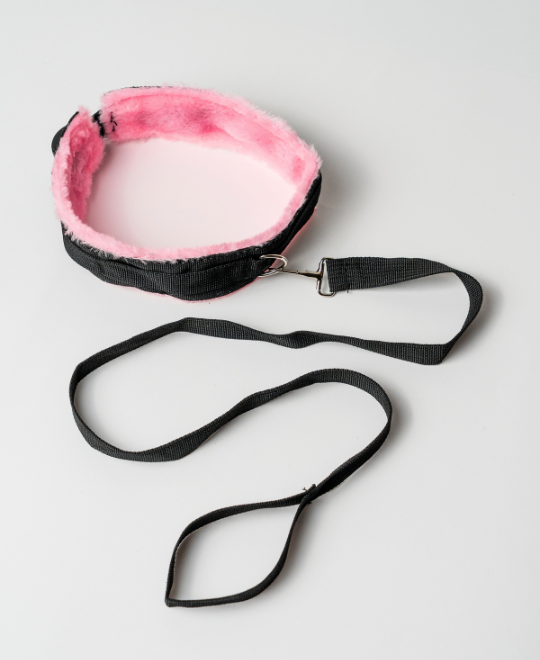 Collare bondage rosa