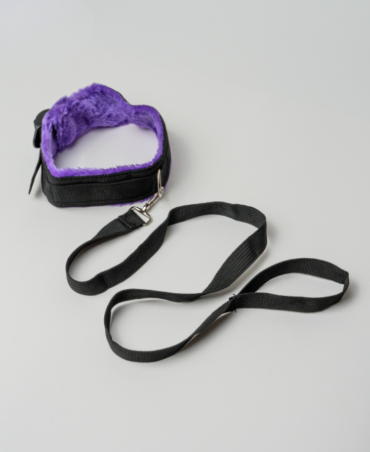 Collare bondage viola