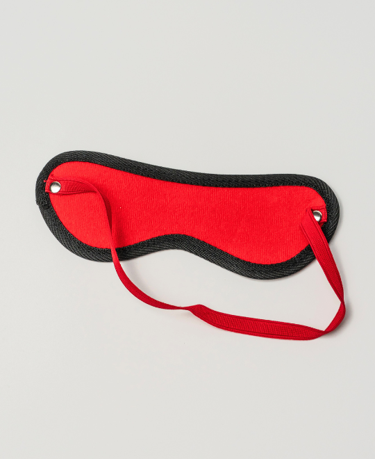 Mascherina bondage rossa