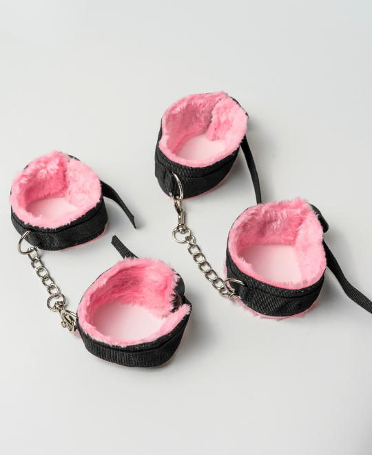 Polsini e manette bondage rosa